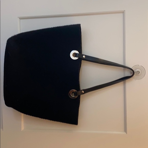 Banana Republic Handbags - Banana Republic Black Wool Tote